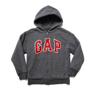 GAP | Size M (8) | Kids Gap Logo Zip Hoodie | Super Cozy